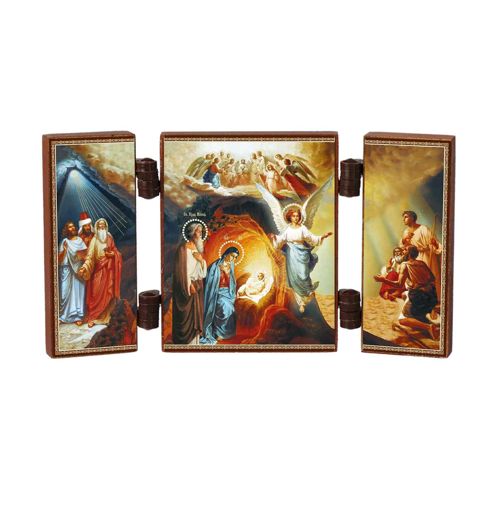 Nklaus Birth Of Jesus Christ - Christmas Christian Icon Rozhdestvo - Travel Altar 15919