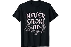 "Never Grow Up Flying Cast Graphic T-Shirt"