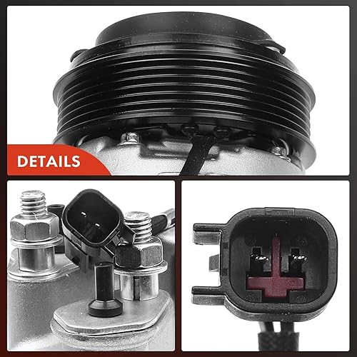 Miniatura 8 de A-Premium Compresor de aire acondicionado con embrague compatible con Ford Explorer 2006-2010, Crown Victoria & Lincoln Town Car y Mercury Grand