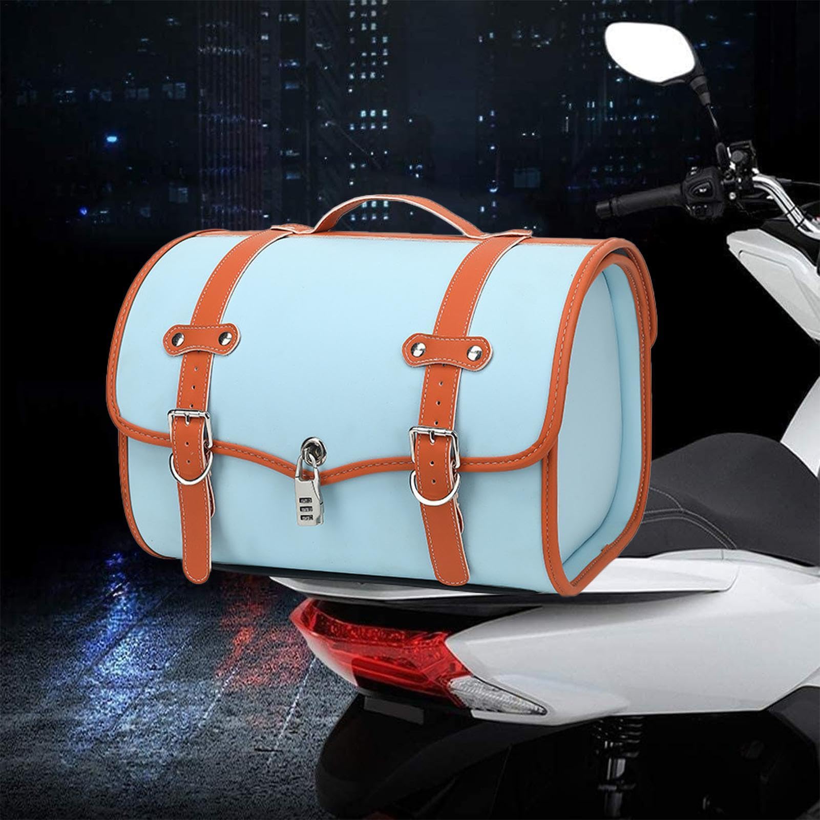 MotorTail Taschen, 33L Wasserdichter Rücksitz-Rucksack, Motorrad | Hecktasche, Outdoor-Sport, MotorTool-Tragetasche für Lagerung & Reisen