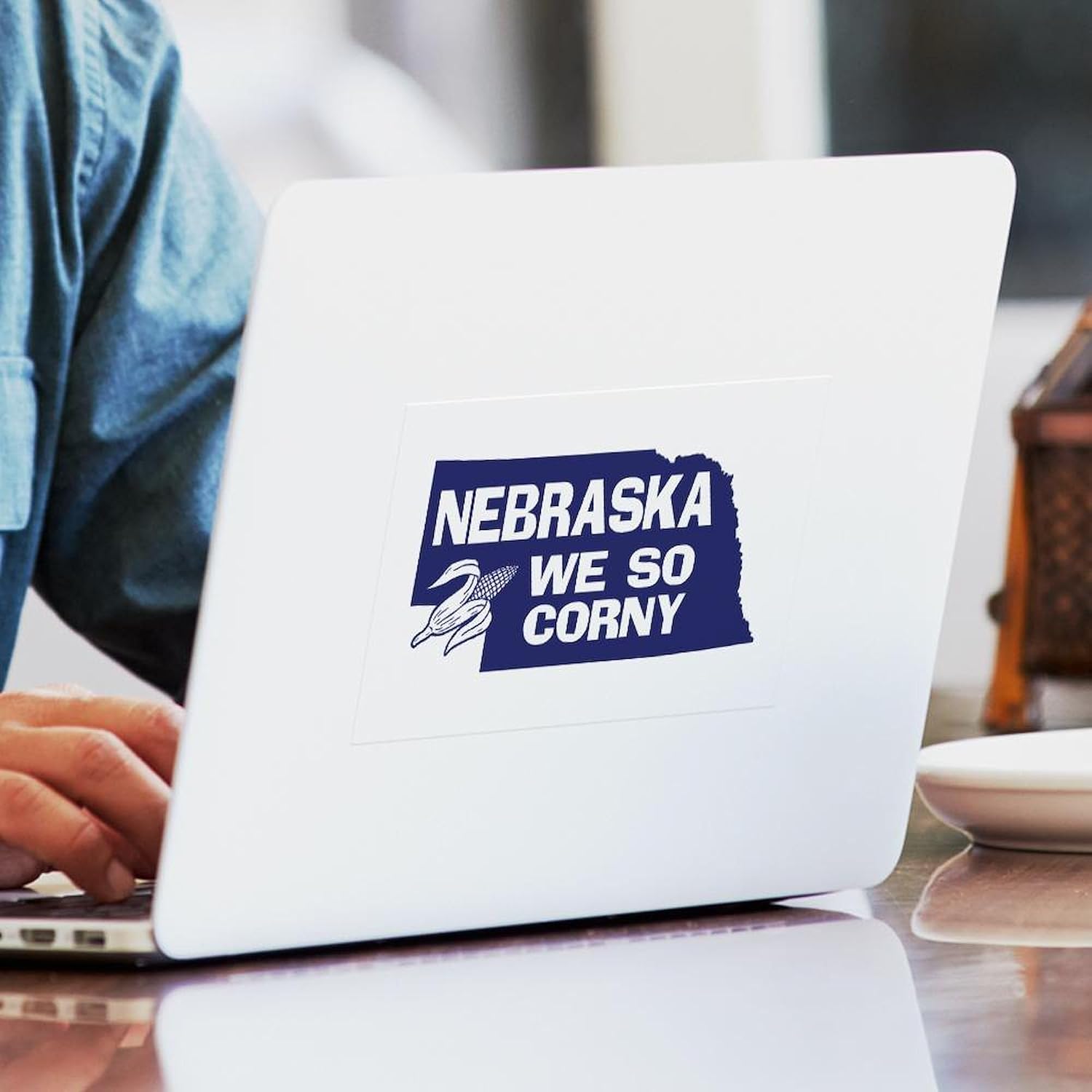 CafePress Nebraska Rectangle Sticker Rectangle Bumper Sticker Car Decal