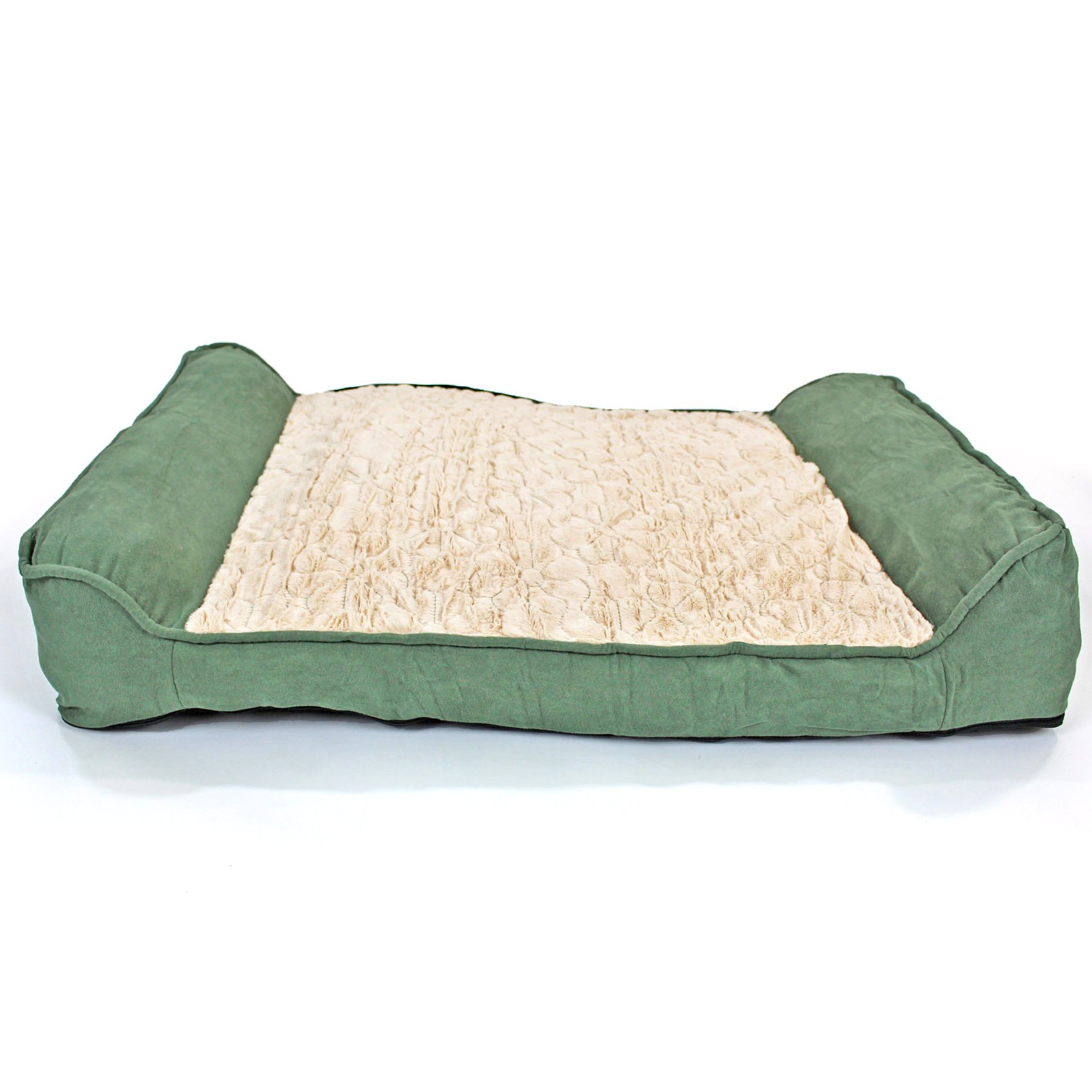 Actiaspet Orthopaedic Sofa Dog Bed Suede Washable Large & X-Large (Green, Extra Large) — image 1