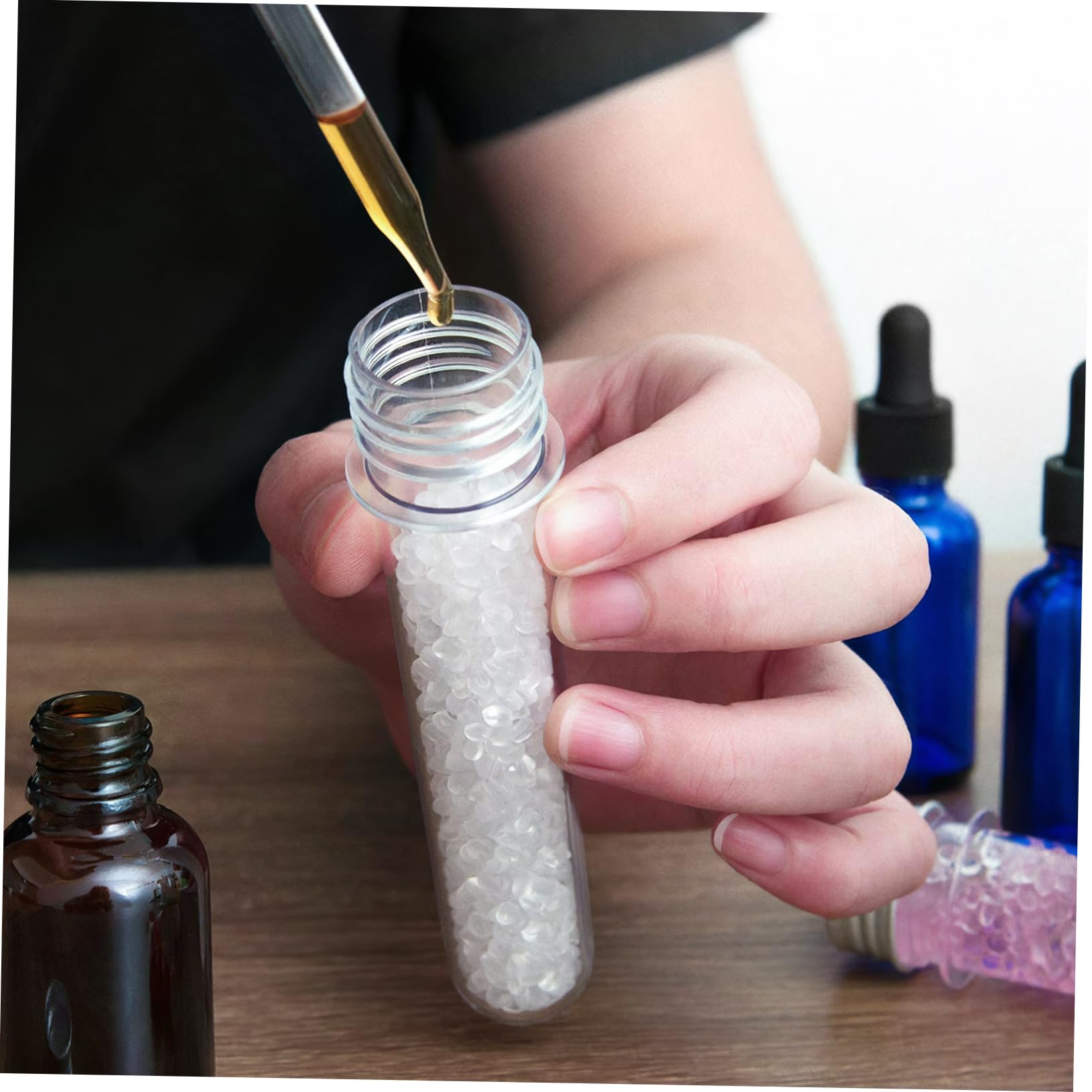 Mobestech Perline Eva Inodore da 1kg per Deodorante Ambiente Fai-da-te, Perline Riempitive senza Profumo in Sacchetto Bianco, Effetto Decorativo e Materiale Resistente