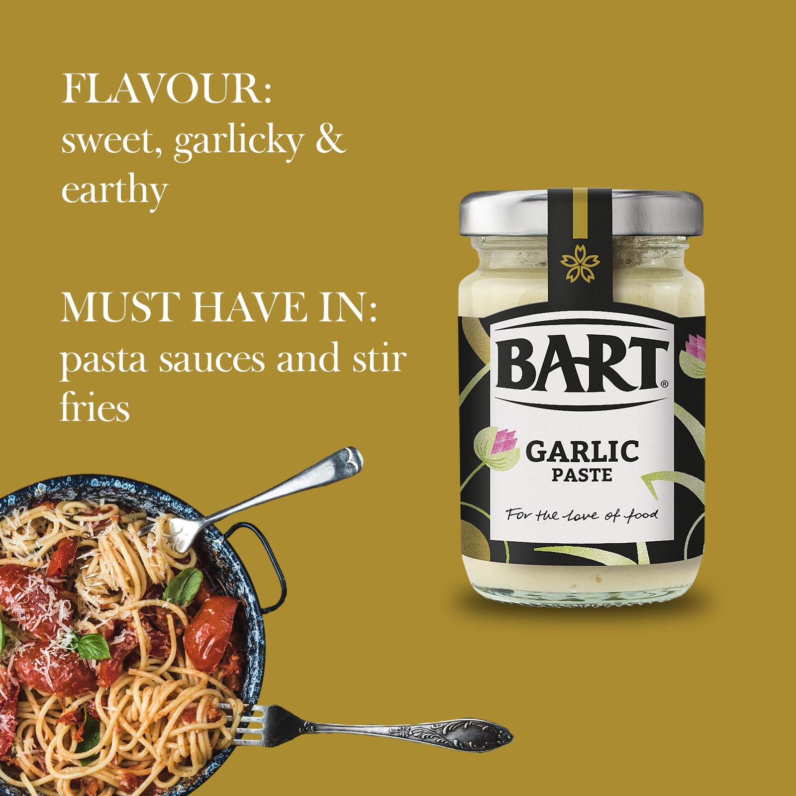 BART Pasta czosnkowa pasta słoik 95 g (opakowanie 6 sztuk)