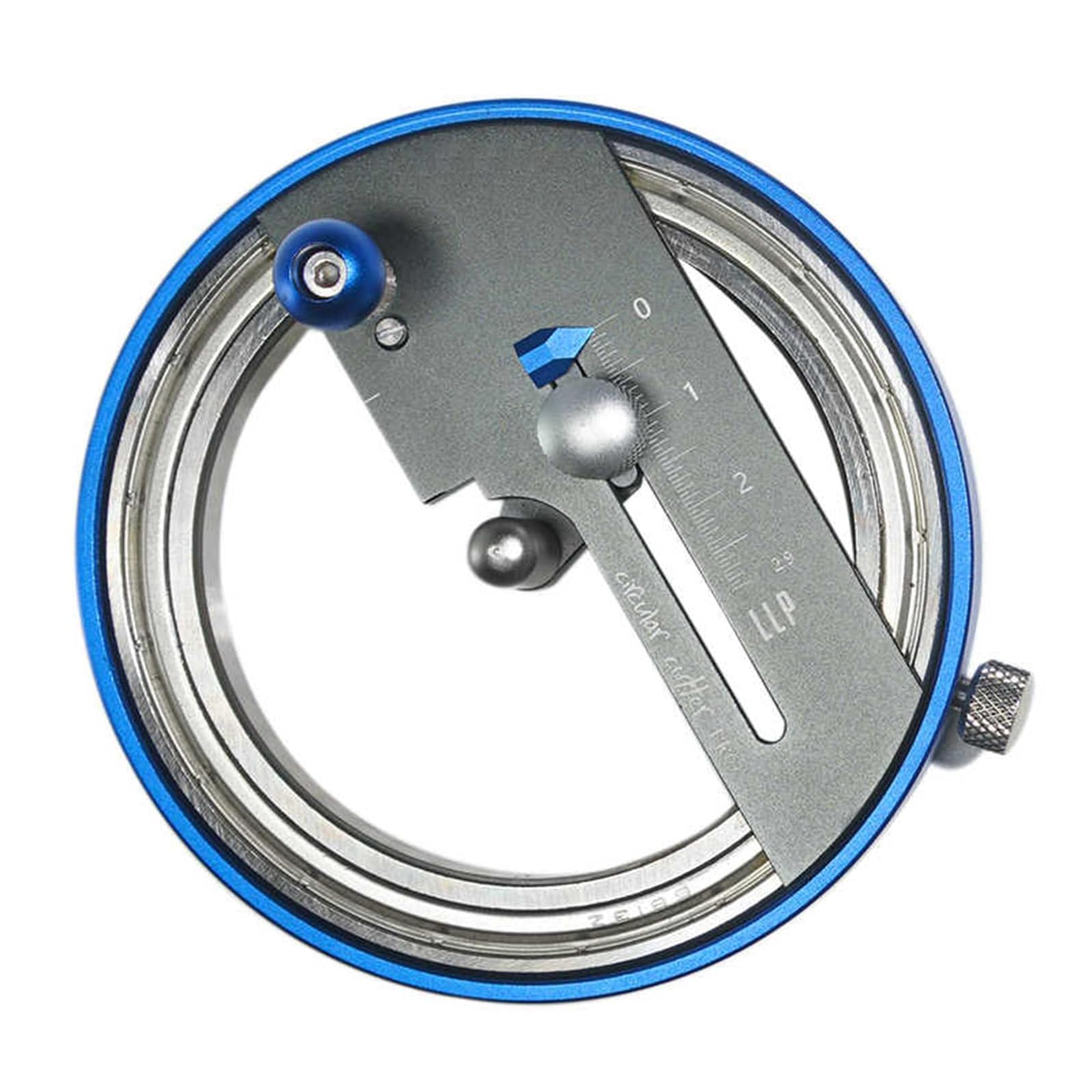 GZPKJ Taglierina Circolare in Metallo, Taglierina Circolare Regolabile, Taglierina Circolare a Compasso, Diametro del Cerchio 1-58 Mm, Precisa E Liscia, per Carta, Tessuto, Pelle Sottile, Silicone