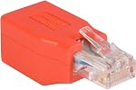 Câble Cat6 StarTech.com - Adaptateur Croisé Cat6 - GbE - Rouge - Câble Réseau Ethernet (C6CROSSOVER)