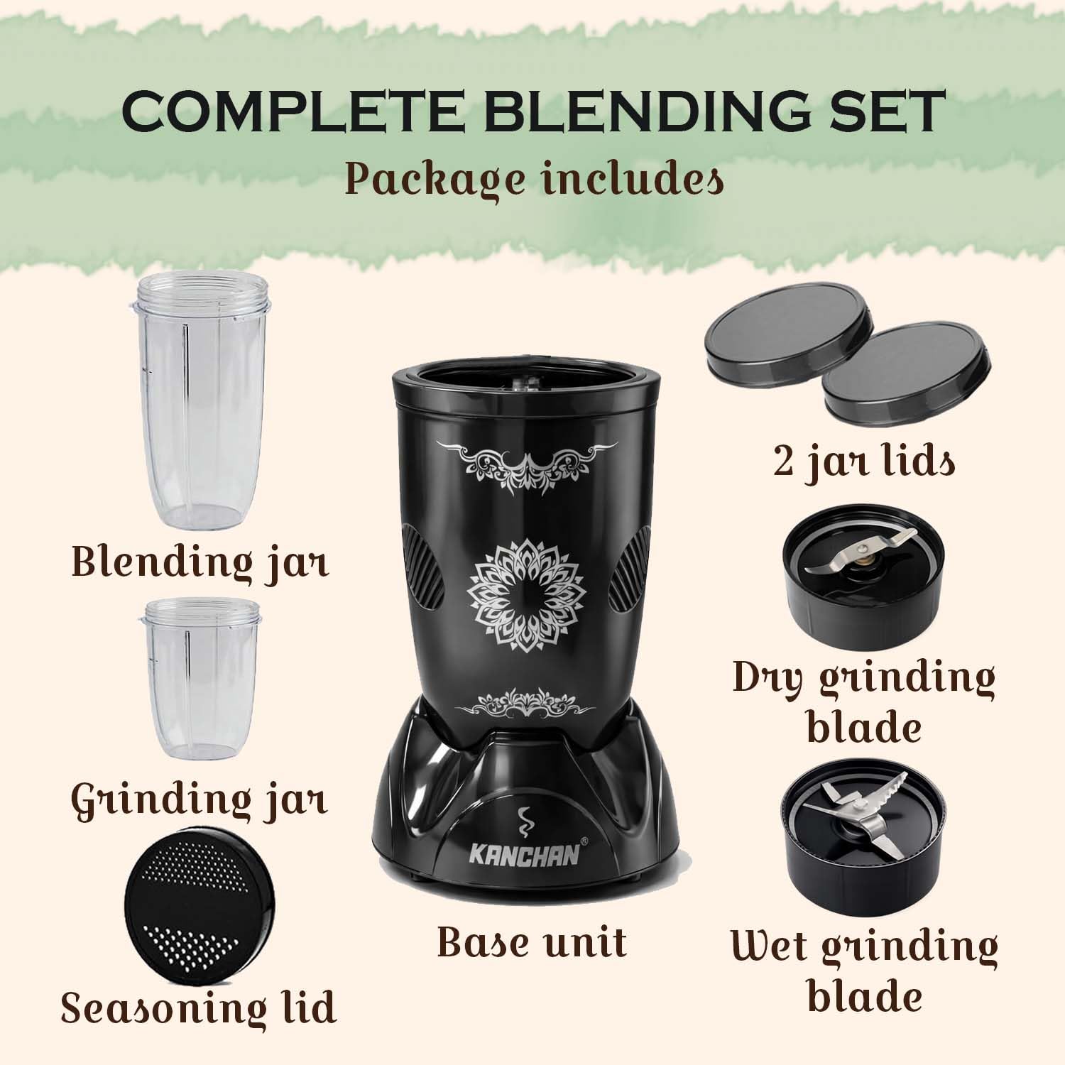 Kanchan Nutri Blender - Juicer, Mixer & Grinder -7 Kanchan Nutri Blender - Juicer, Mixer & Grinder -7