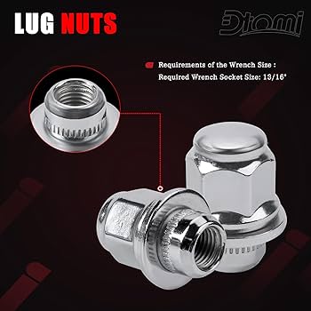 こば Amazon.com: MIKKUPPA M12x1.5 Lug Nuts Set of 24pcs Hex 13/16