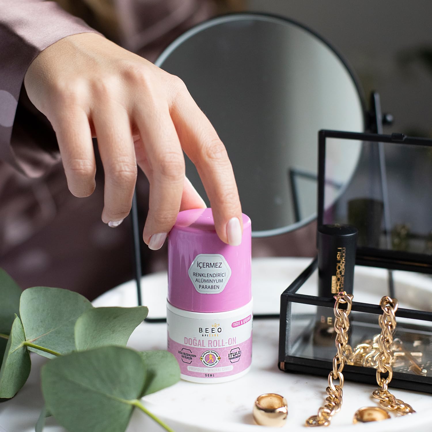 Bee'o ApiCare Propolisli Roll-On Deo Kadın, 50 ml