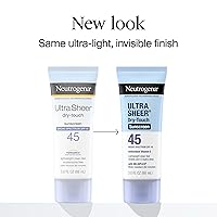 Vista 2 de Neutrogena Protector solar Ultra Sheer Dry-Touch de Amplio Espectro, Dry-Touch FPS 45
