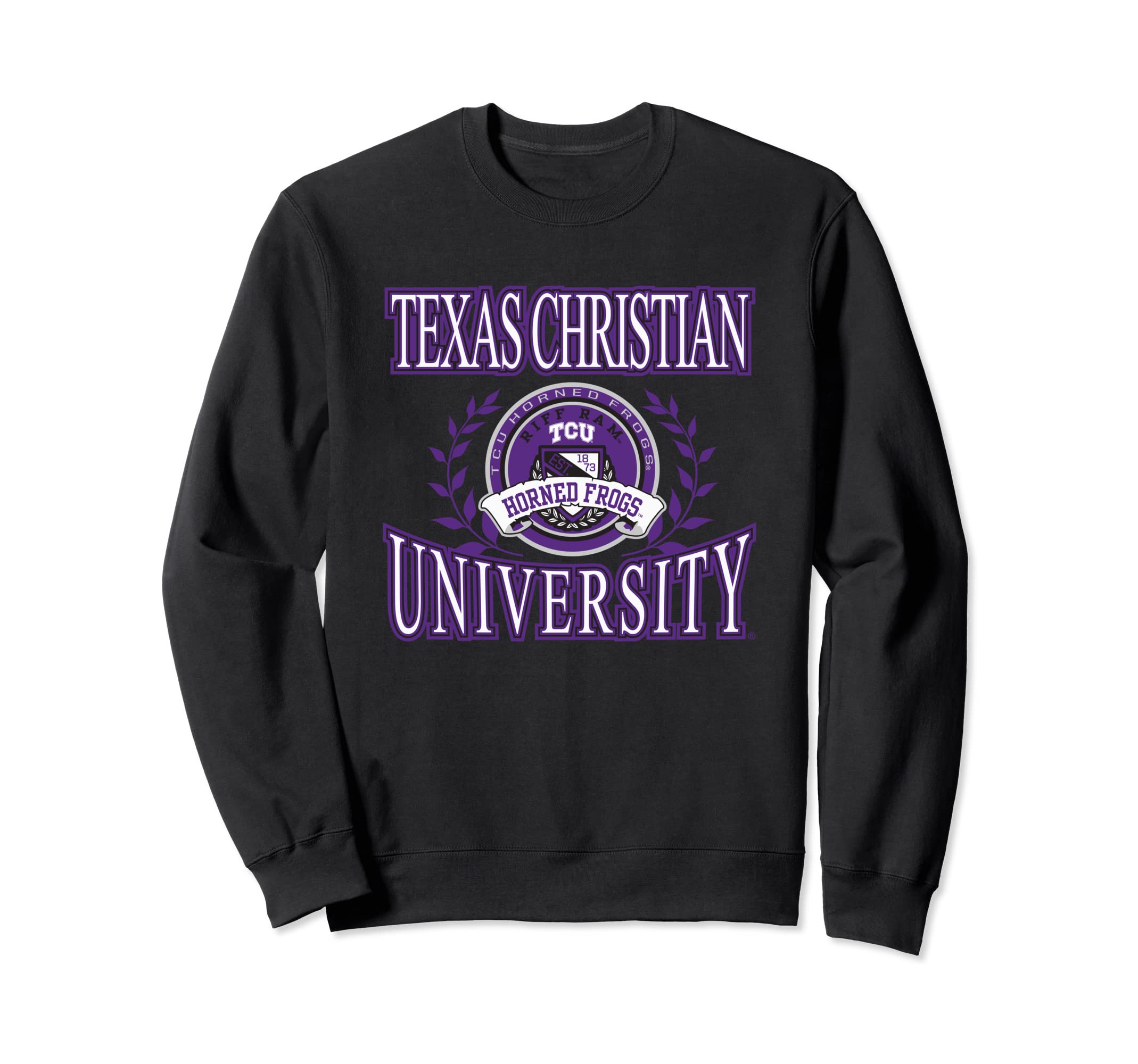 TCU Horned Frogs Laurels Logo Officially Licensed Sweatshirt
