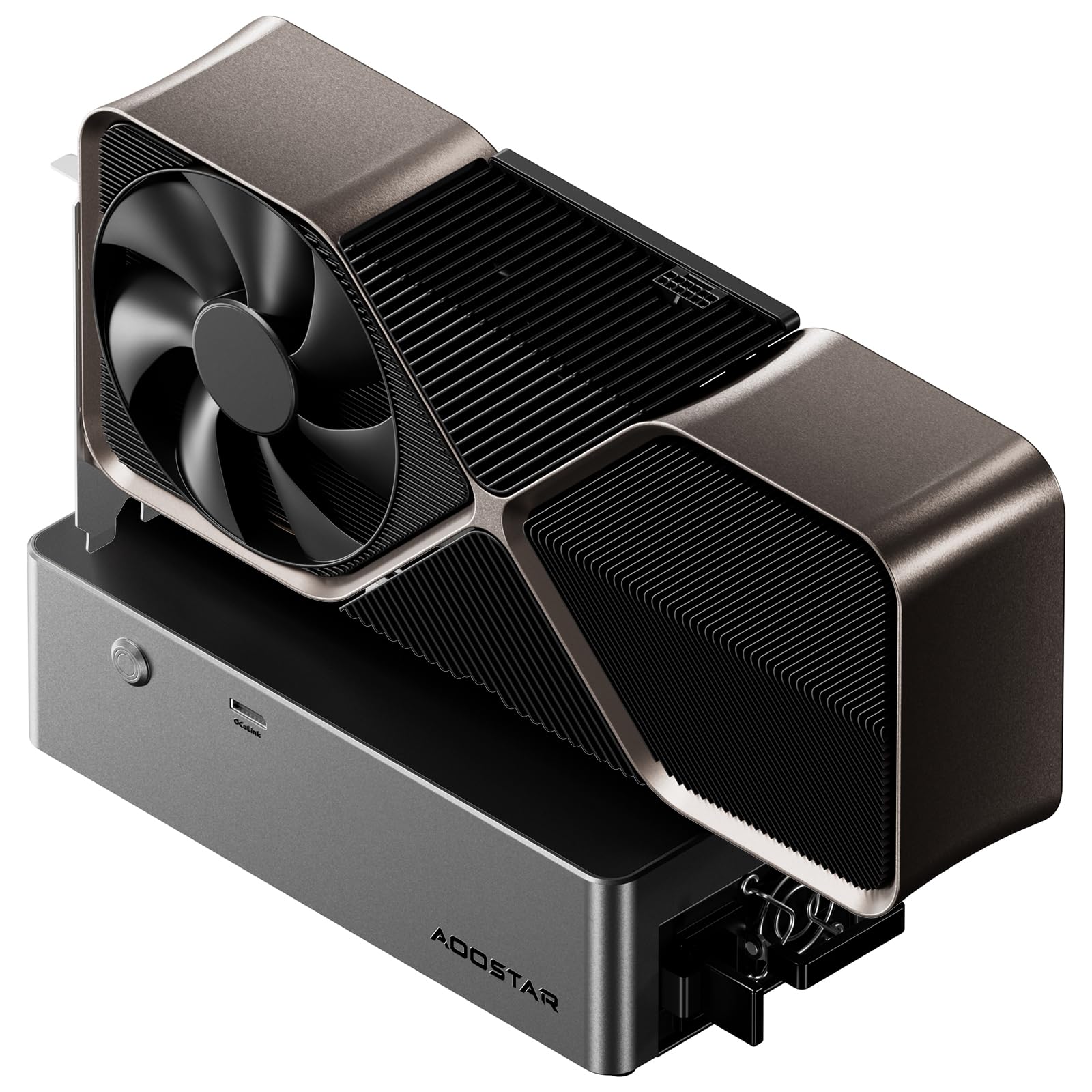 AOOSTAR AG01 Dock eGPU con OCuLink, Dock per schede grafiche esterne, Alimentatore 800W integrato, per schede grafiche fino a 500W, Compatibile con laptop e Mini-PC con OCuLink