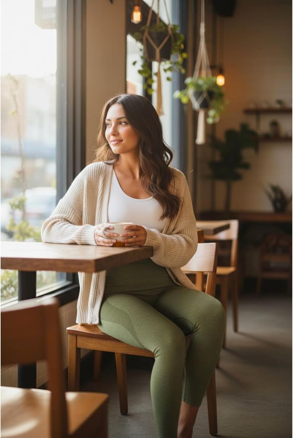 High Waisted Leggings for Women - Seamless, Sculpting, Squat Proof, Tummy Control Yoga Pants for Gym & Everyday Comfort. - Image 6