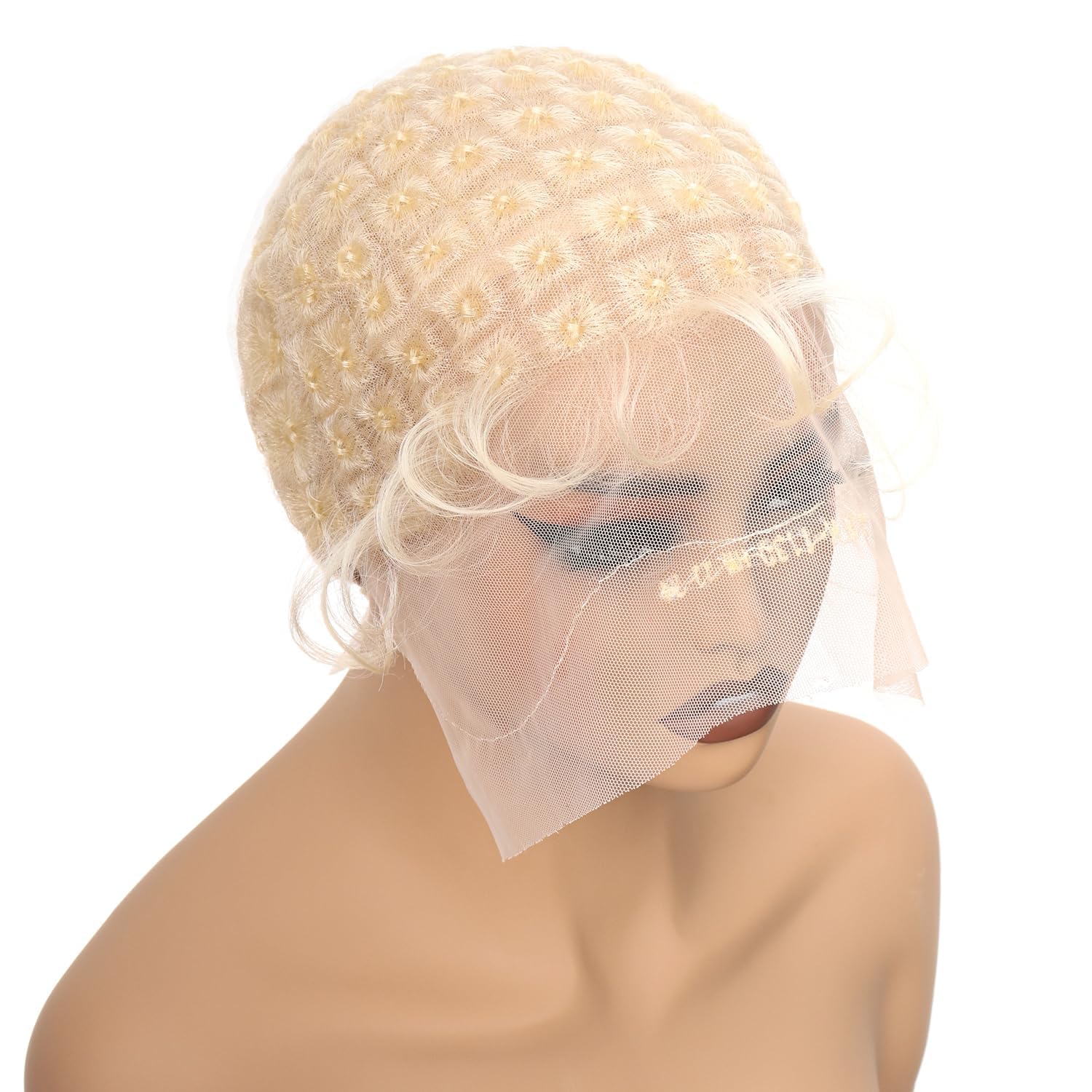 PORSMEER Braided Crochet Wig Caps with Baby Hair Double Full Lace Wig Cap for Making Wigs Breathable Lace Wigs Caps - Image 4