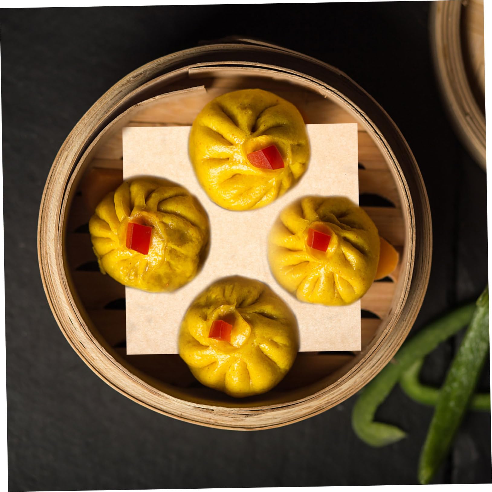 LALADEFIEE 500pcs Oil Absorption Snack Paper Liners Kraft Paper for Pizza French Fries Baking Disposable Grease Resistant for Easy Clean Up