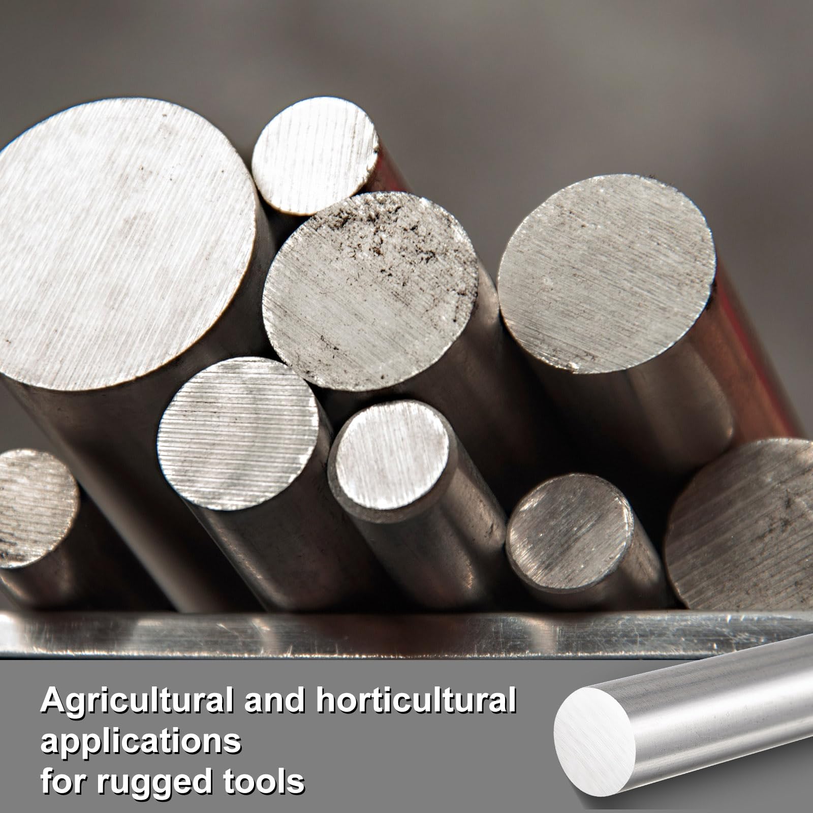 Stainless Steel Round Rods - 2 Pack -6
