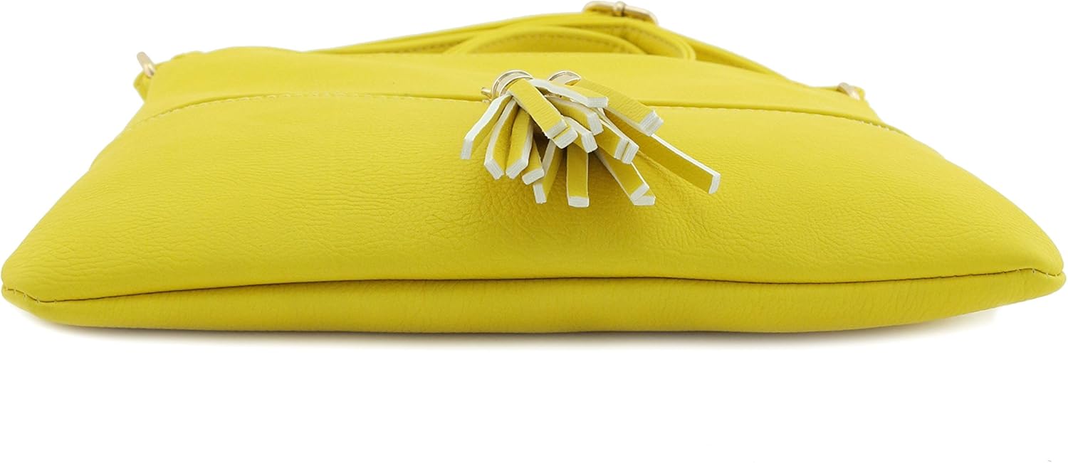 DELUXITY Lightweight Medium Crossbody Bag with Tassel | Lightweight, with Tassel - Image 4