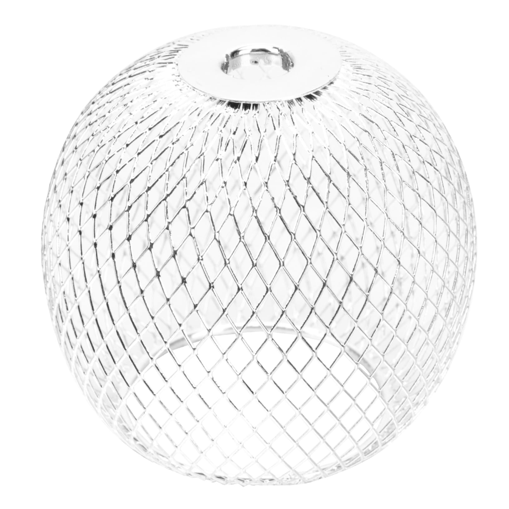 DOITOOL 1pc Metal lampshade Replacement Glass Shades for Pendant Metal Wire Ripple Pendant Lighting Fixture Creative Cover Hollow Rattan Shade for lamp Small Glass Rural