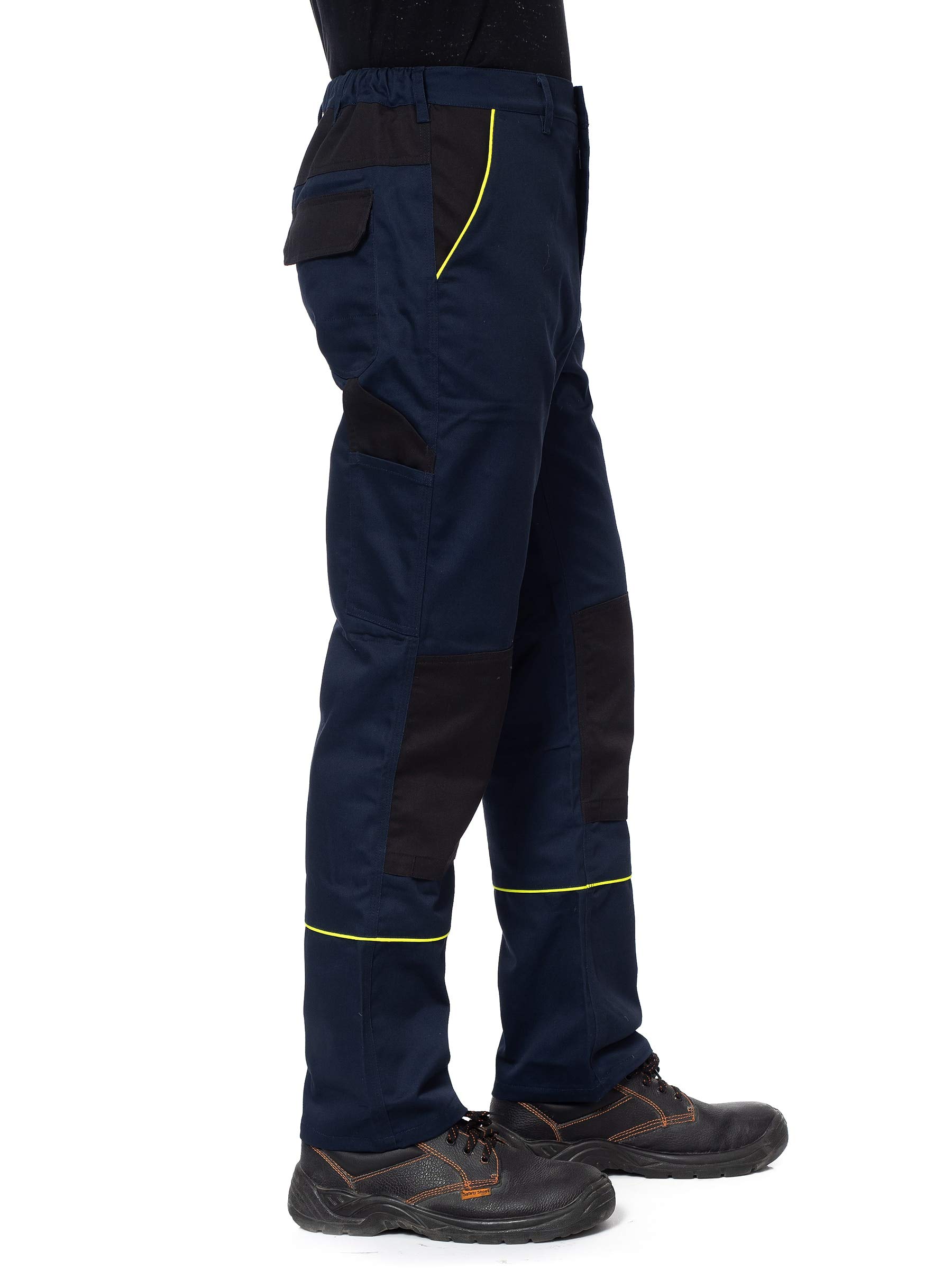 DINOZAVR Fortum Pantaloni da Lavoro - Uomo - Stile Cargo - Pantaloni Protettivi