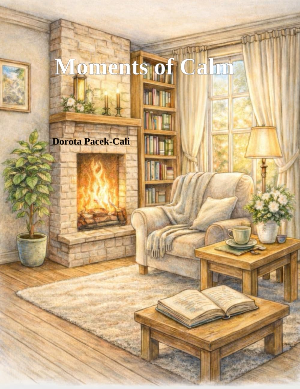 Moments of Calm: A Cozy Adult Coloring Book for Relaxation, Mindfulness, and Slow Living