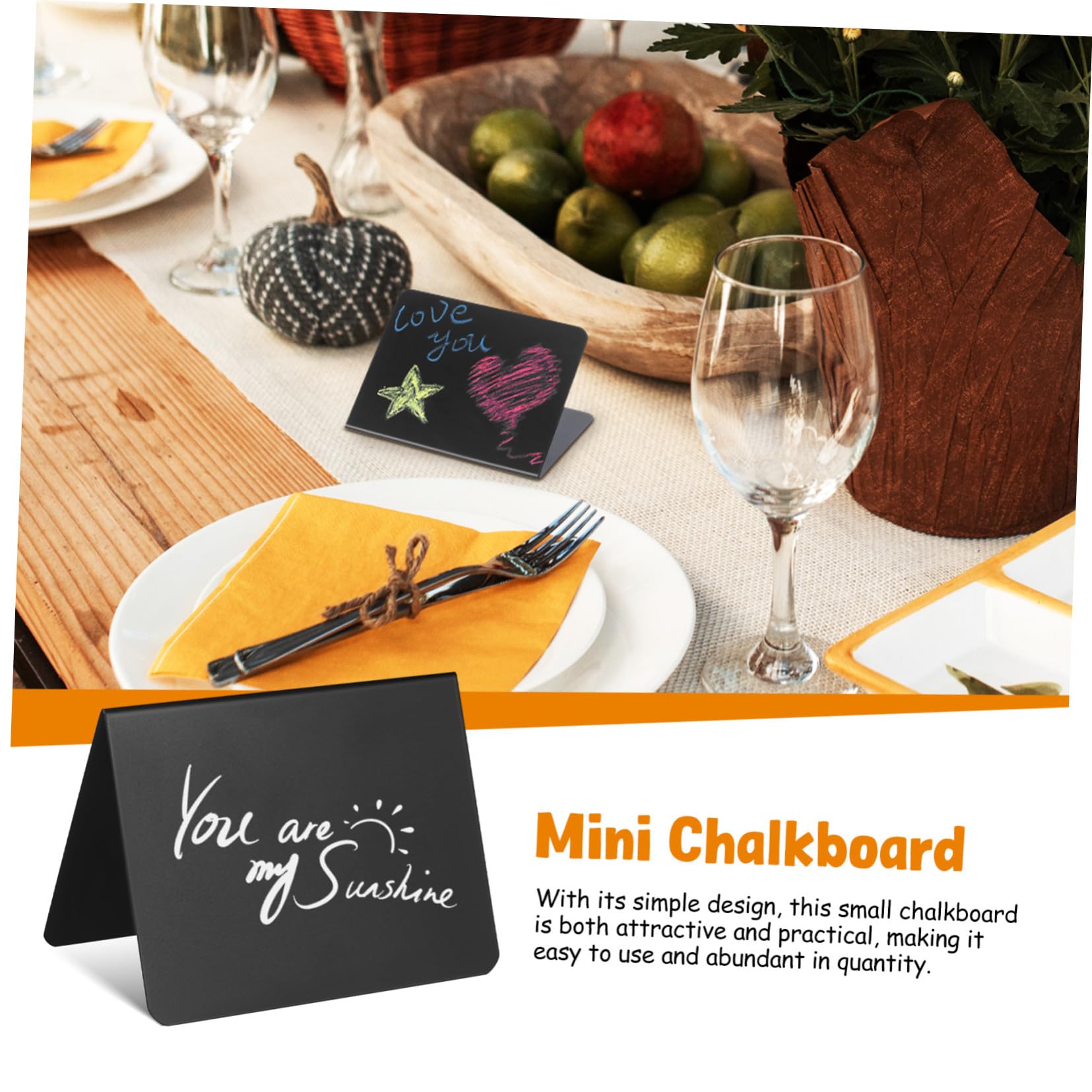 40 Stück Teiliges Mini Kreidetafel Kleine Schwarze Schiefertafeln zum Beschriften Buffet und Food Display Schilder für Party Hochzeit Tischdekoration Abwischbar Praktisch und