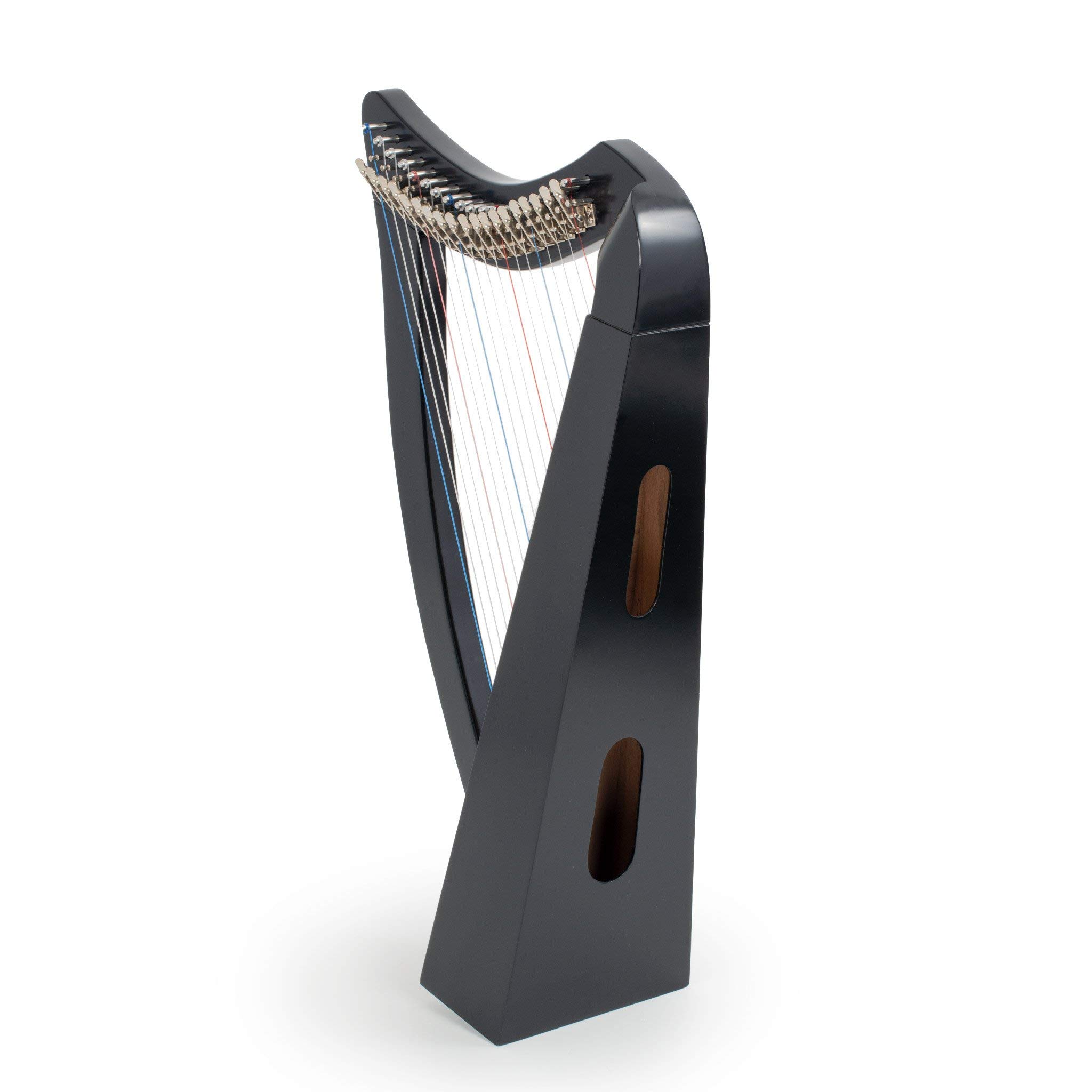 Amazon.com: MMX Celtic harp, Matt Black, 19 Strings (HX19BK
