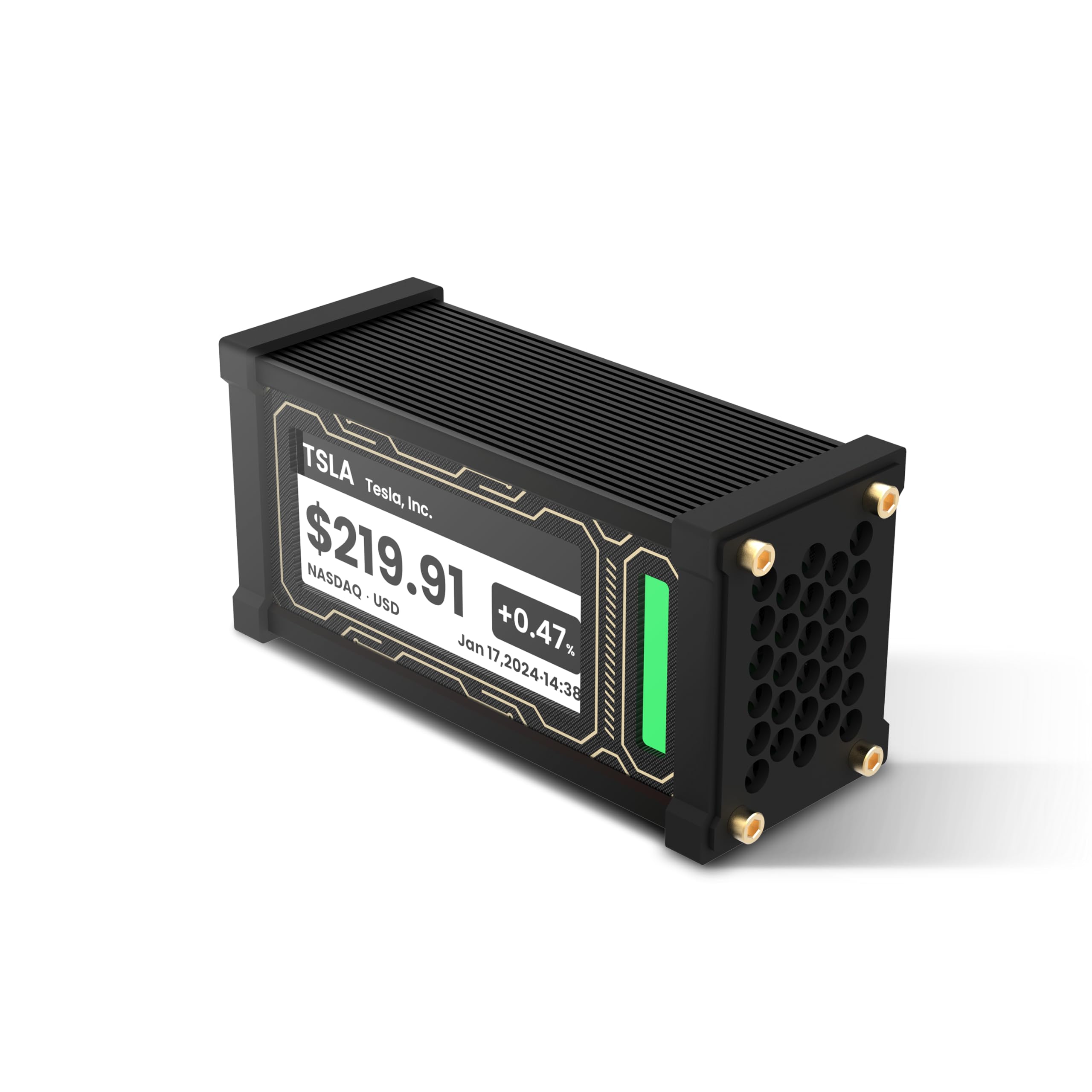 EleksMaker EleksCava Ticker Crypto-monnaie | Affichage en temps réel des  prix de crypto | E-Ink | Connexion WiFi | Alertes personnalisées | Design  empilable : Amazon.ca: Maison