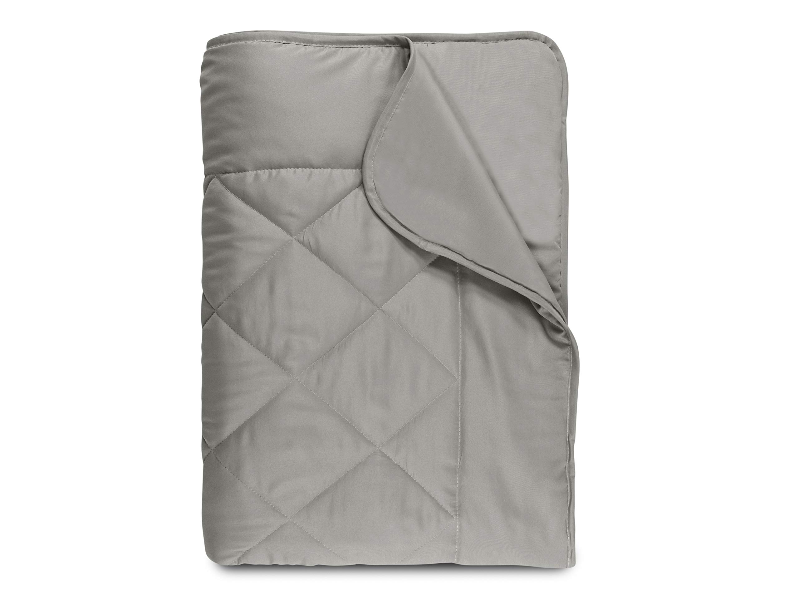 npluseins Estate coperta – coperta da picnic – leichtbettd angolo – in 2 dimensioni e in 7 colori moderni, Grau, ca. 135 x 200 cm