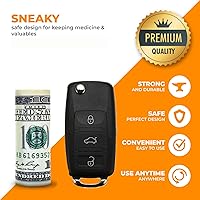 Vista 2 de Caja de seguridad falsa para llaves de automóvil, compartimento secreto oculto, caja de almacenamiento discreta para ocultar el dinero de la tienda