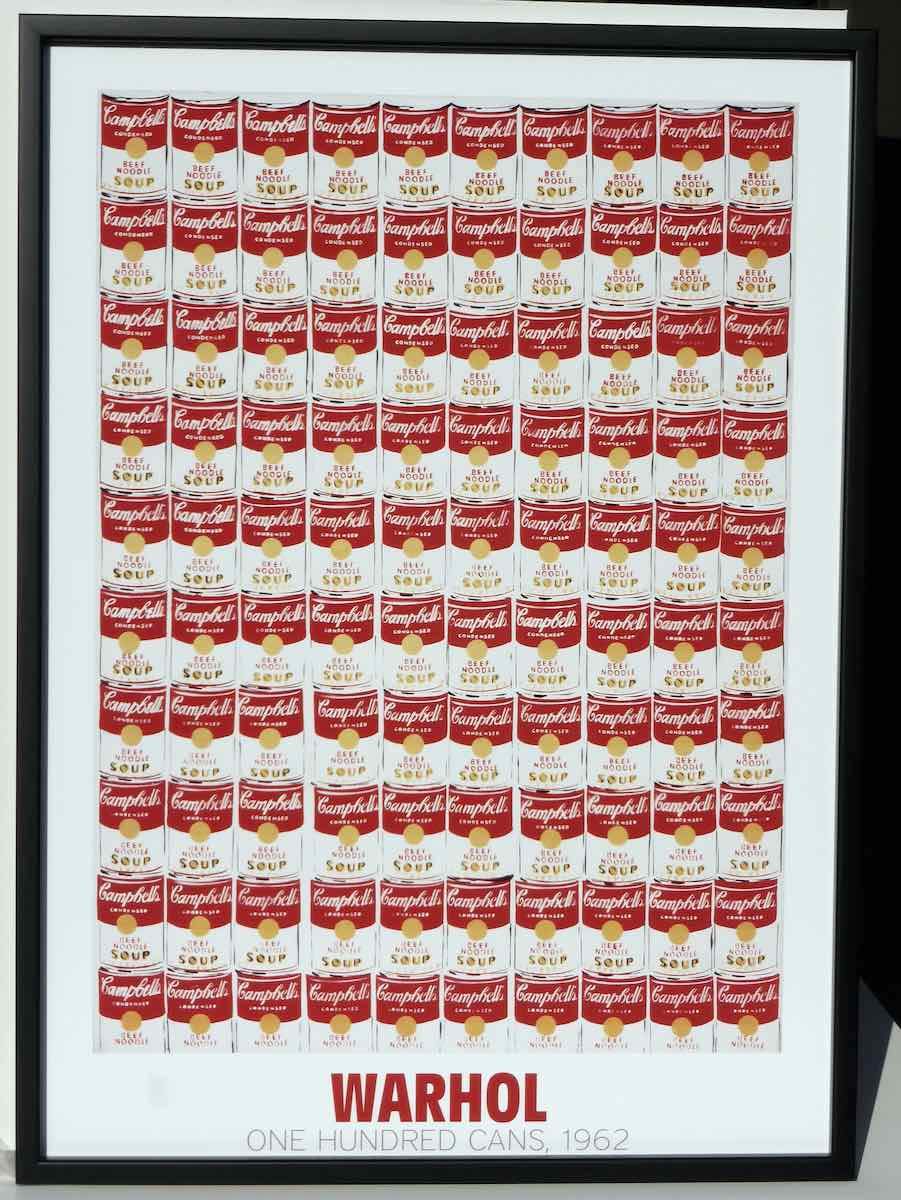 Amazon.co.jp: ポップアート 名画 アンディ ウォーホル 100個の