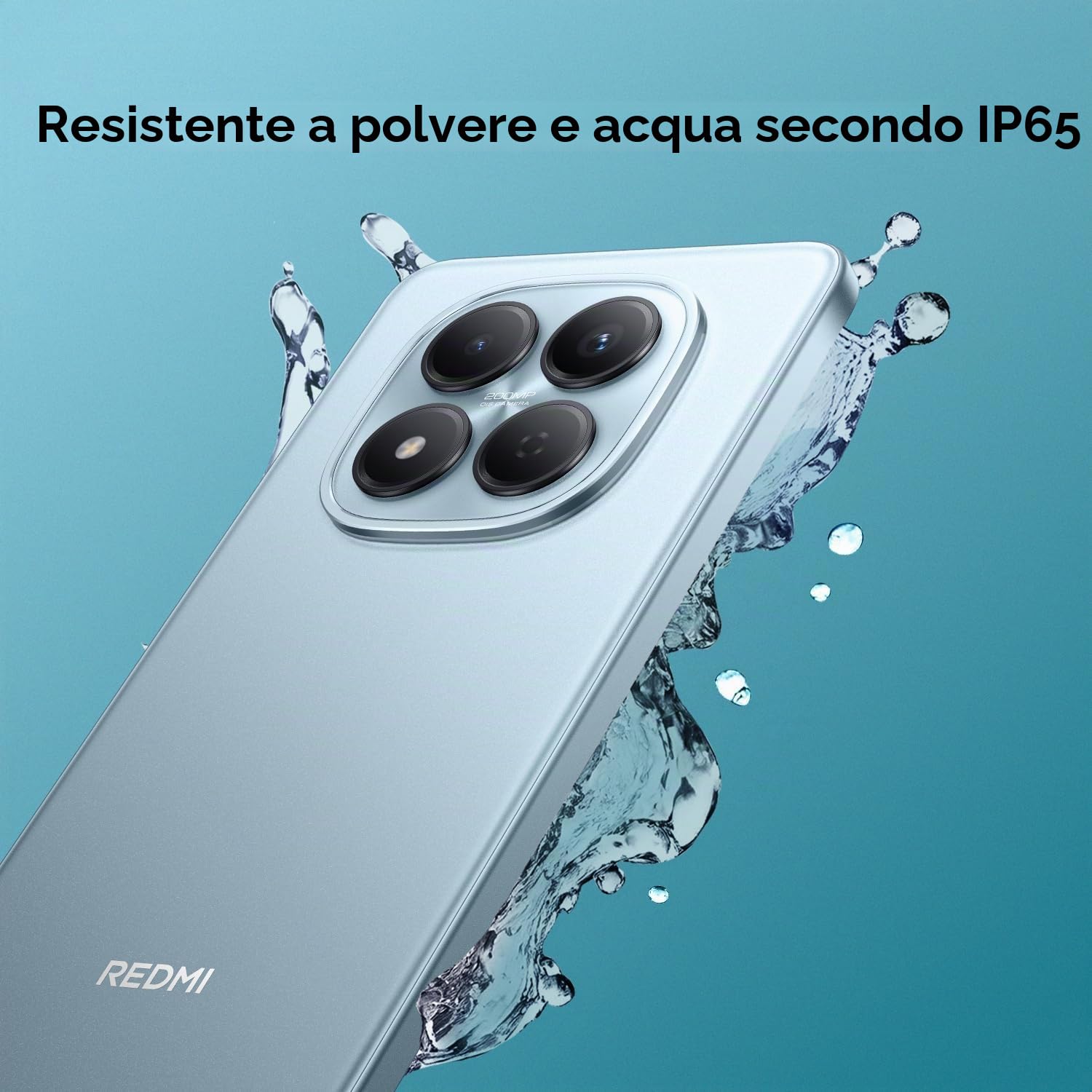 XIAOMI Redmi Note 15 Pro 4G - Smartphone da 12+512GB, batteria da 6500 mAh, fotocamera da 200 MP, schermo AMOLED FHD+ da 6,77 Pollici, Blu Glaciare