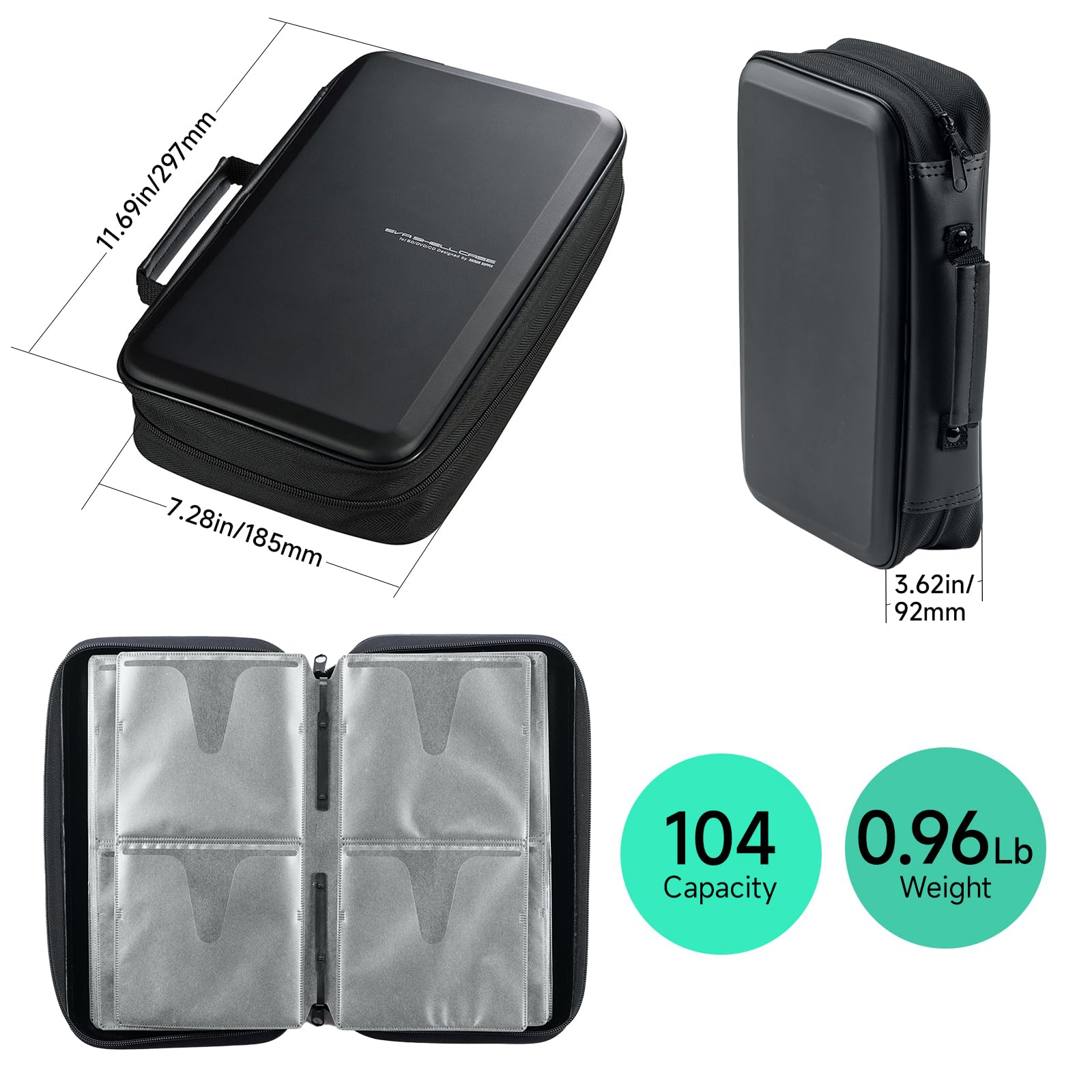Custodia per CD 0. 104 Capacity Cruz V2 Fresh Foam