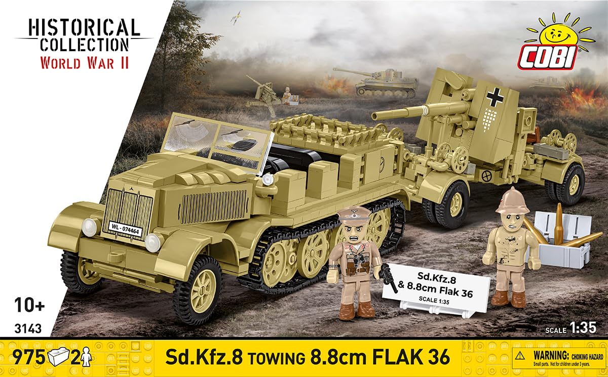 SD.Kfz.8 & 8.8 cm Flak 36 (DAK)