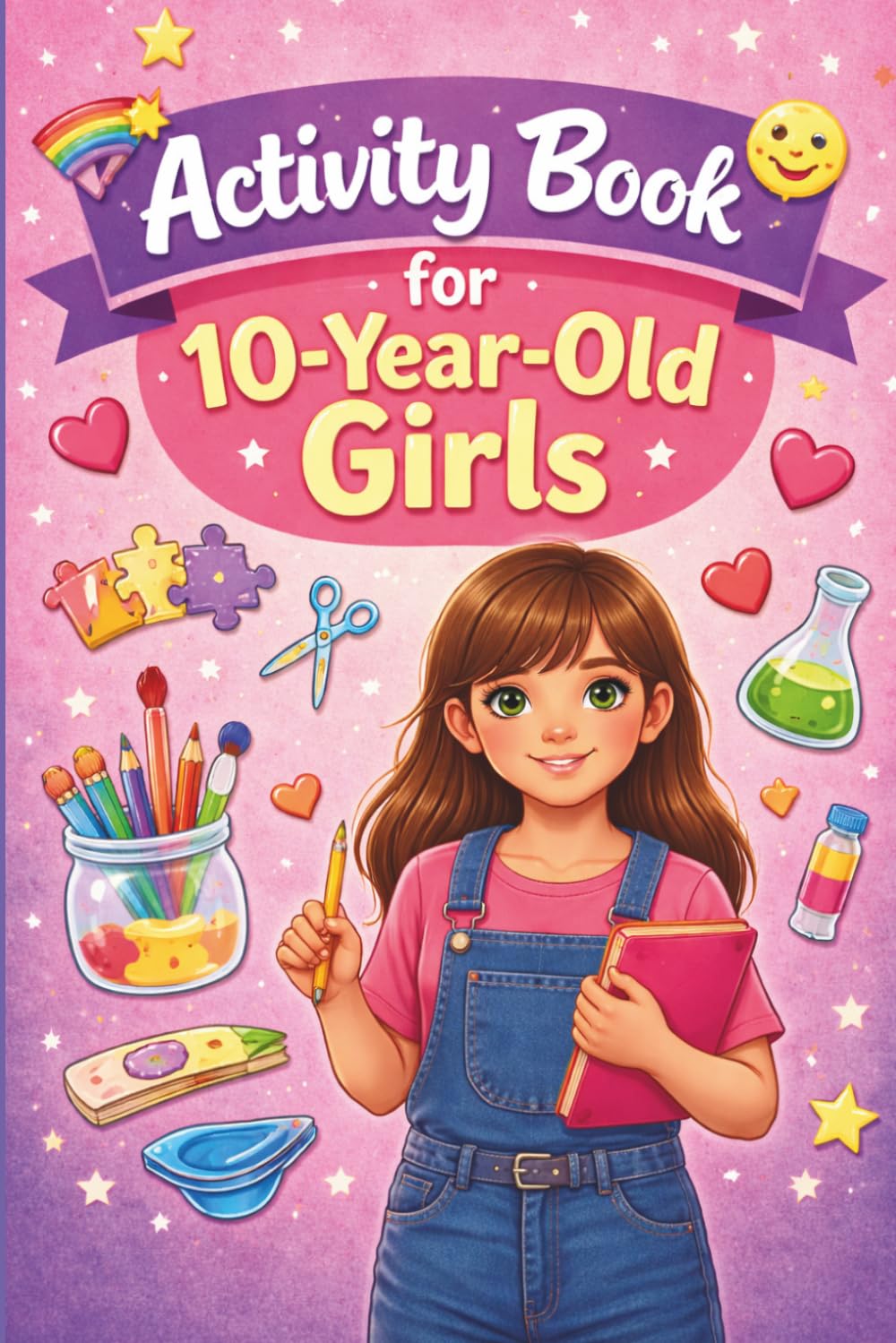 Activity Book for 10-Year-Old Girls: Creative Things to Draw, Puzzle, and Complete – An Engaging 10th Birthday Gift Packed with Creativity, Fun, and Confidence