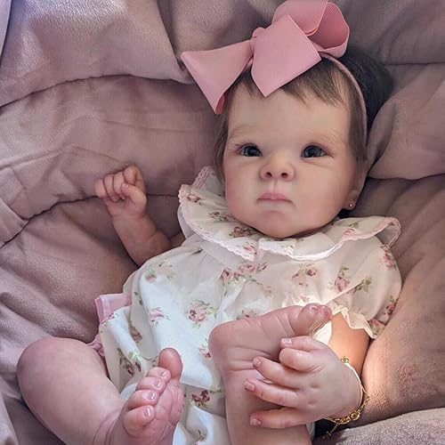 Miniatura 4 de Muñecas de bebé Reborn  Muñeca de bebé realista realista de 20 pulgadas, muñecas de bebé de la vida real, regalo suave posable con accesorios