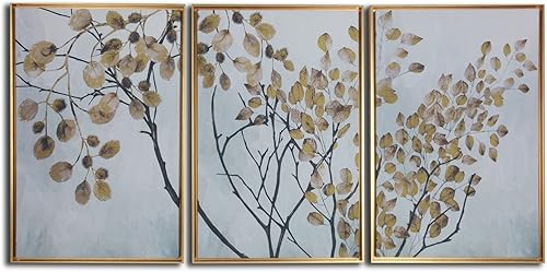 Lienzo enmarcado con ramas de árbol asiático arte de pared