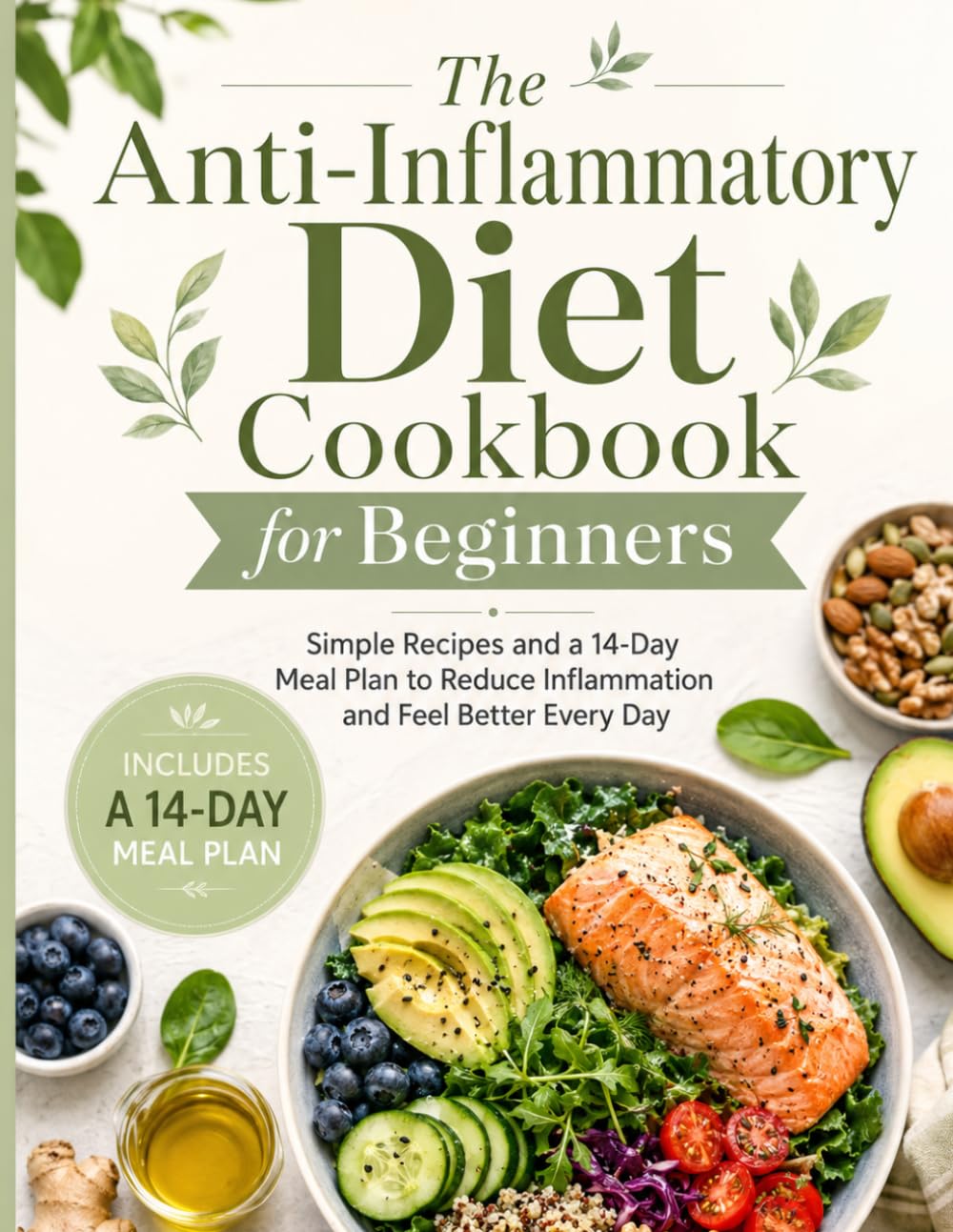 Anti Inflammatory Cookbook: The Anti-Inflammatory Diet Cookbook for Beginners: Simple Recipes and a 14-Day Meal Plan to Reduce Inflammation, Support Gut Health, and Feel Better Every Day