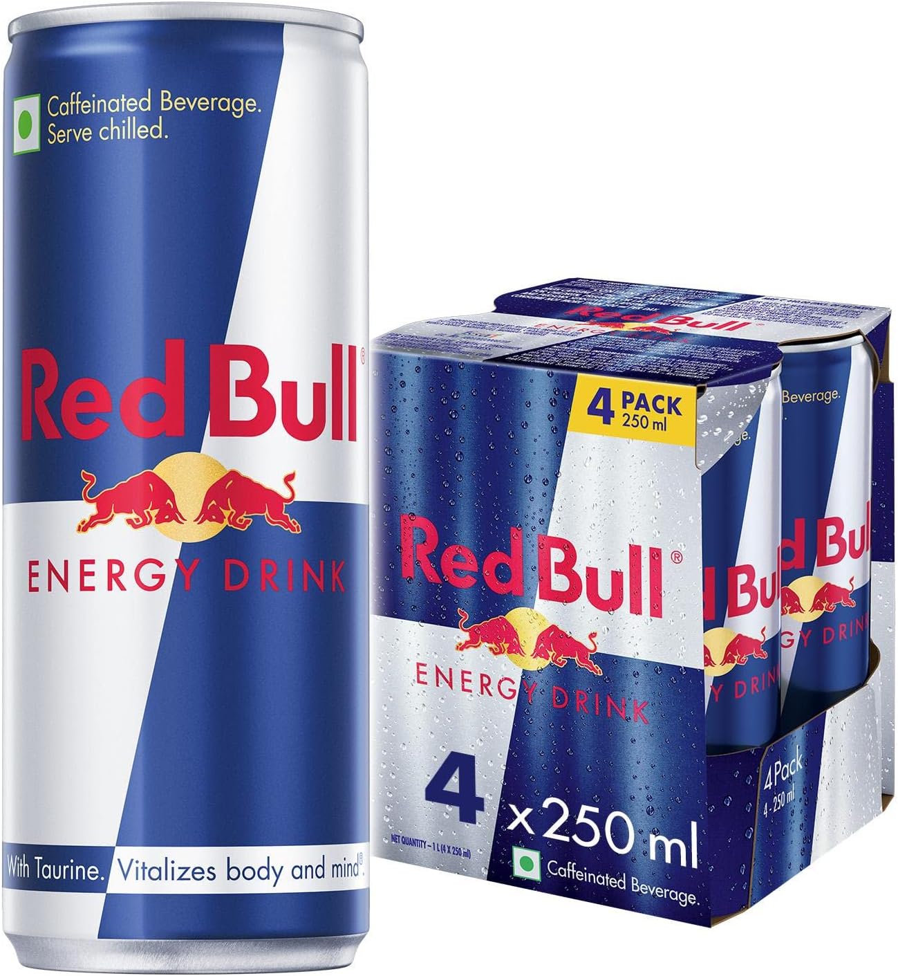 Energy Drink, 250 ml, Pack of 4