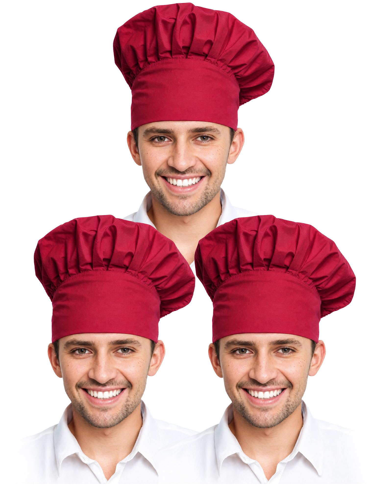 Xeoxarel Chef Hat for Men/Women, Baker Kitchen Cooking Cap
