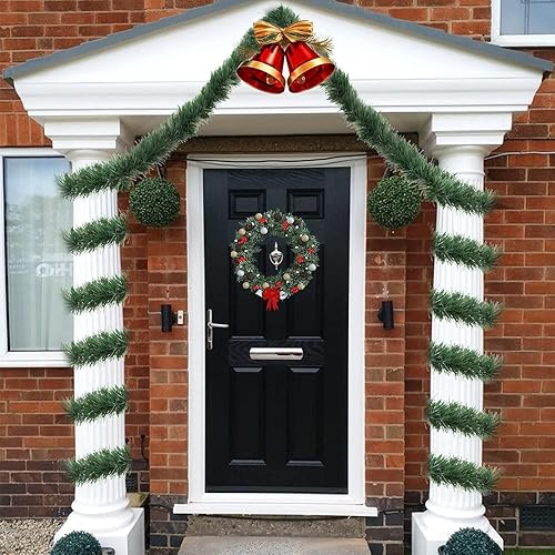 Miniatura 5 de Guirnalda suave de vacaciones verde sin iluminación de 50 pies