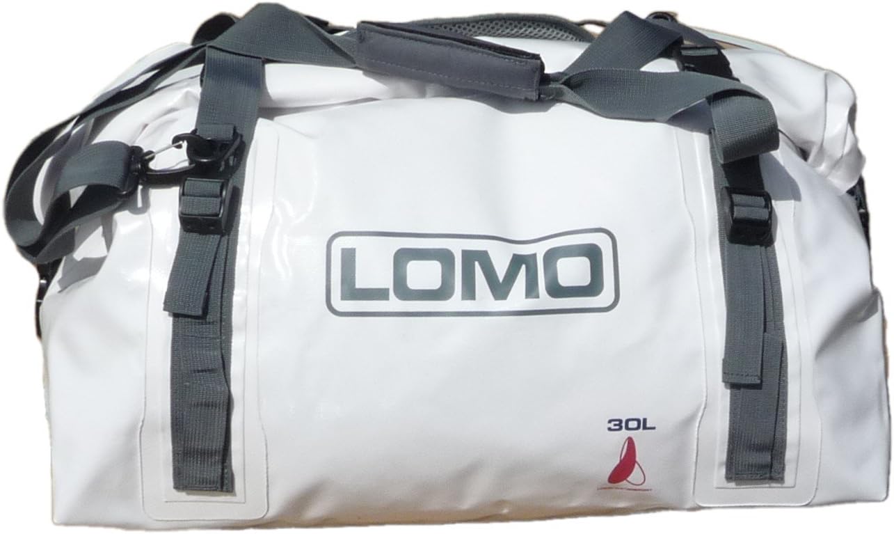 30L White Holdall Duffel Waterproof Rolltop Dry Bag