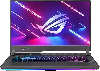 ASUS ROG Strix G15 (2022) Gaming Laptop, 15” 16:10 FHD 144Hz, GeForce RTX 3050, AMD Ryzen™ 7 6800H/HS, 16GB DDR5, 512GB PCIe SSD, Wi-Fi 6E, Windows 11, G513RC-ES73