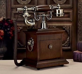 Amazon | 回転式ダイヤル電話 レトロな固定電話 ヨーロッパ