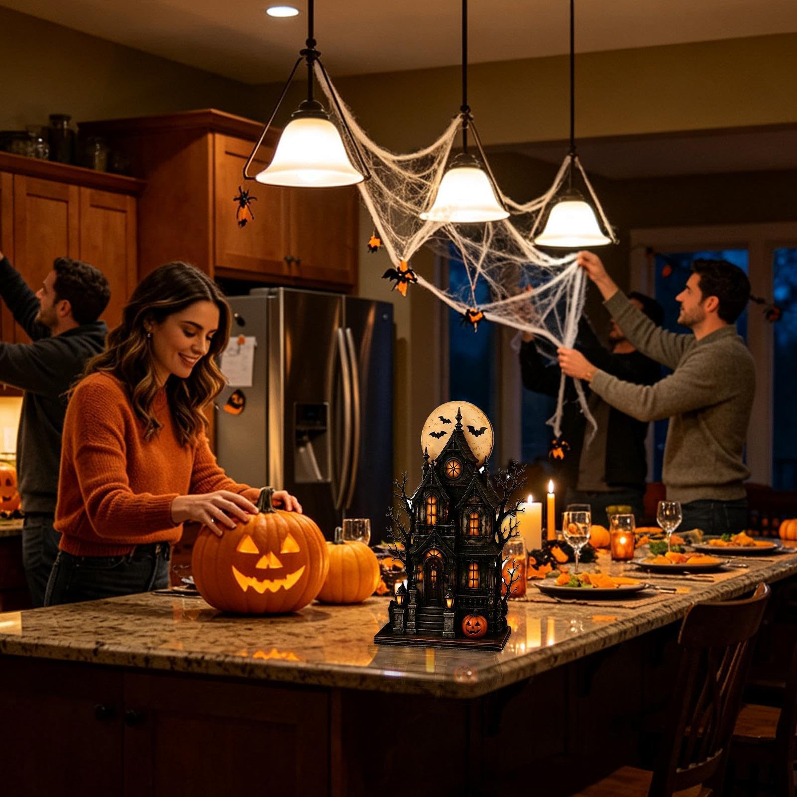 Addobbi Halloween da Interno Decorazione Spettrale Fantasma Infestata