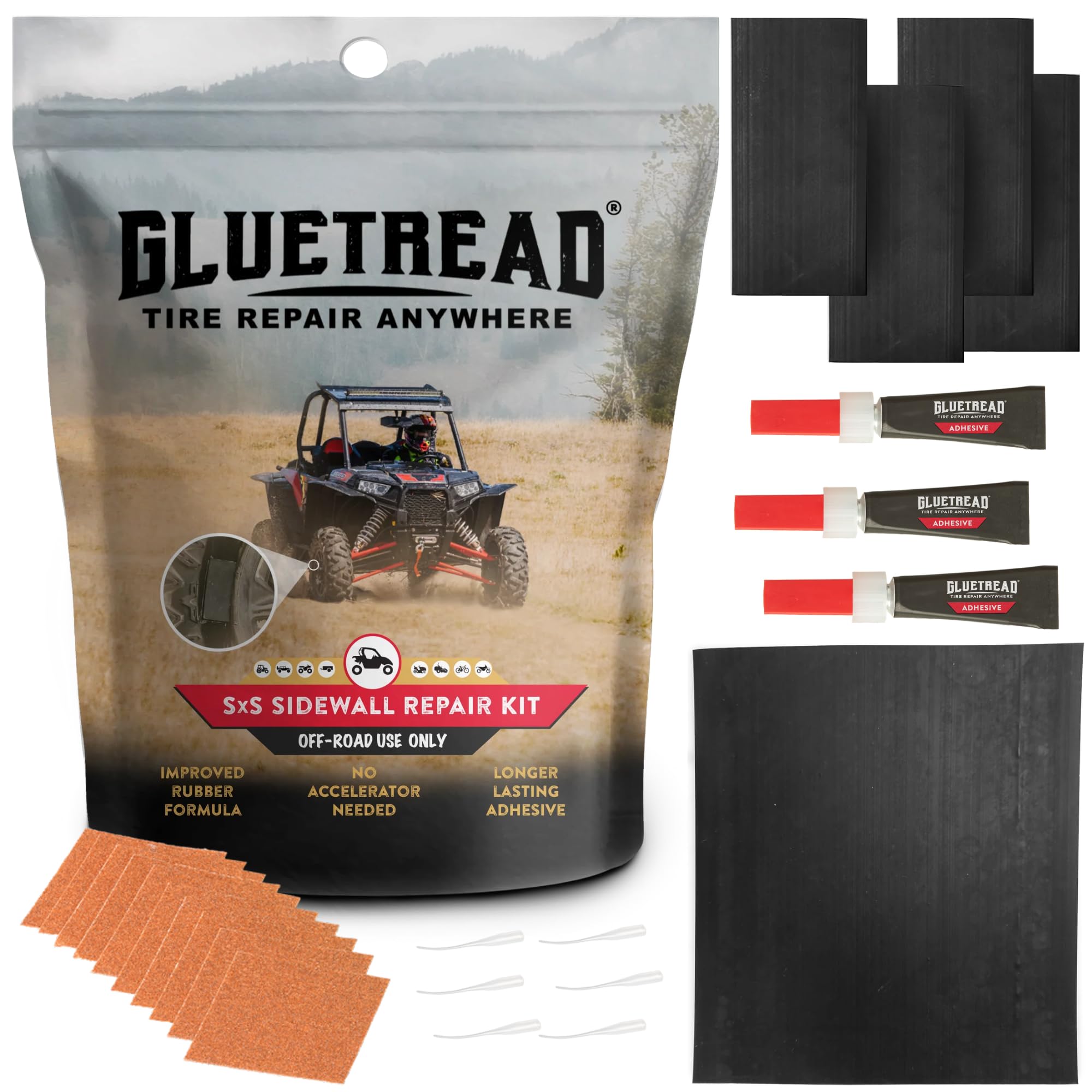 GlueTread SXS Tire Patch Kit