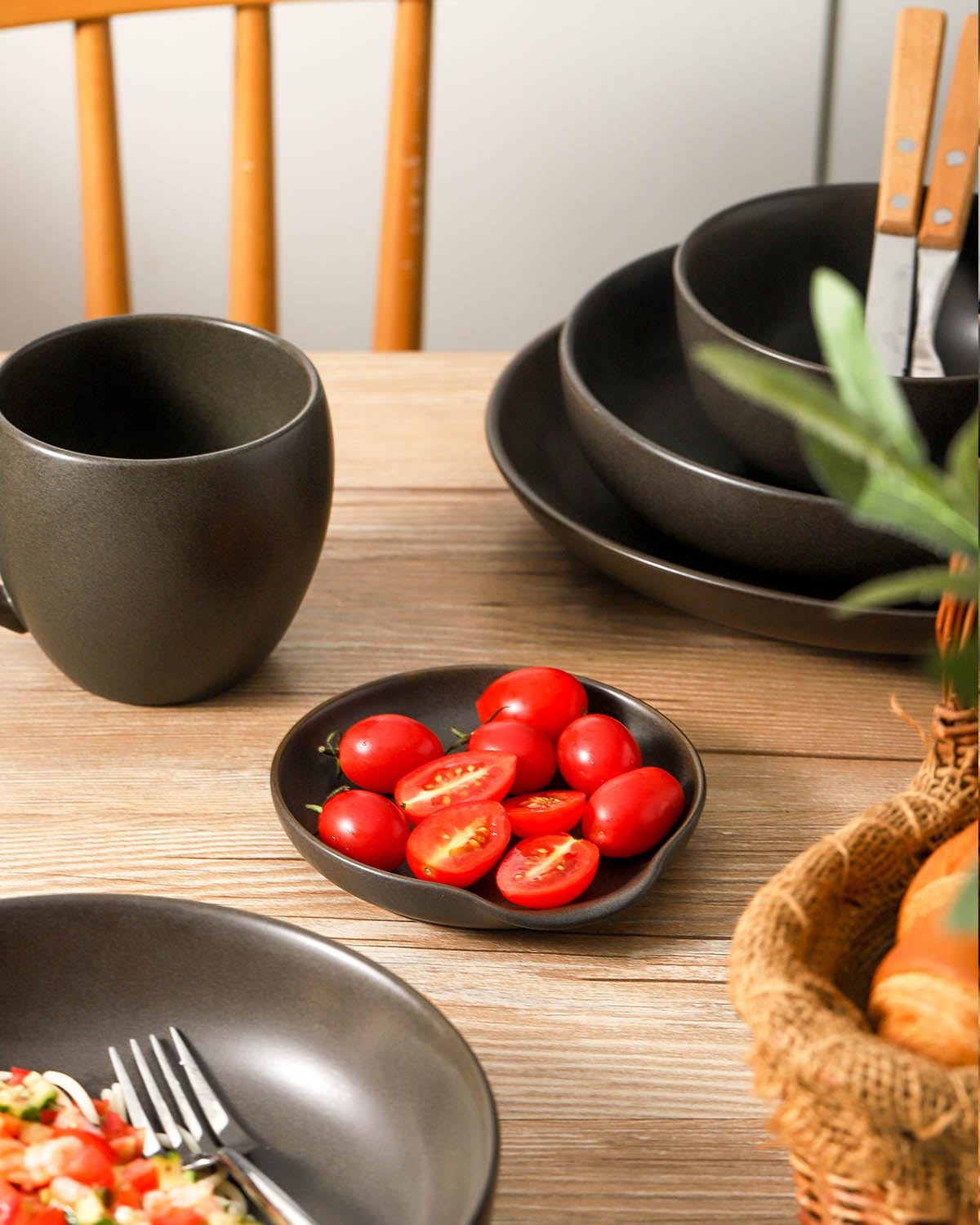 Soporte para cucharas, soporte de cuchara de cerámica para estufa, soporte para espátula de cocina para encimera de cocina, soporte de utensilios de cerámica para regalo de Navidad,