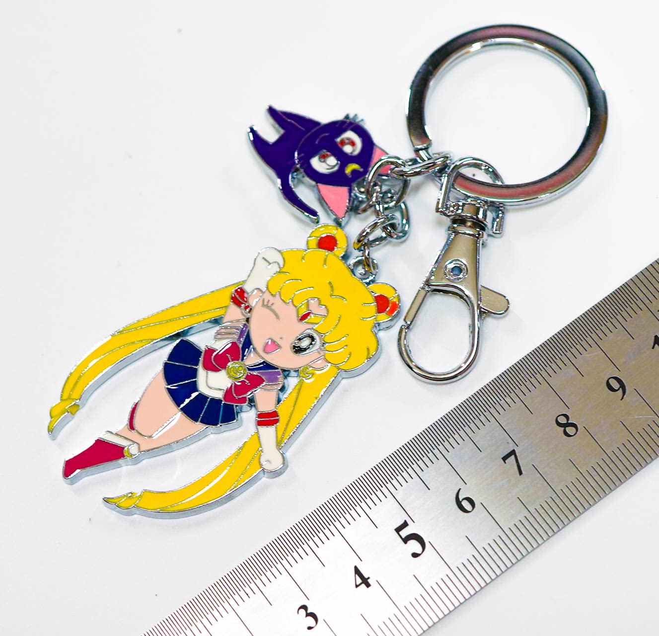 Amazon.co.jp: キーホルダー セーラームーン キーリング 二頭 月野兎