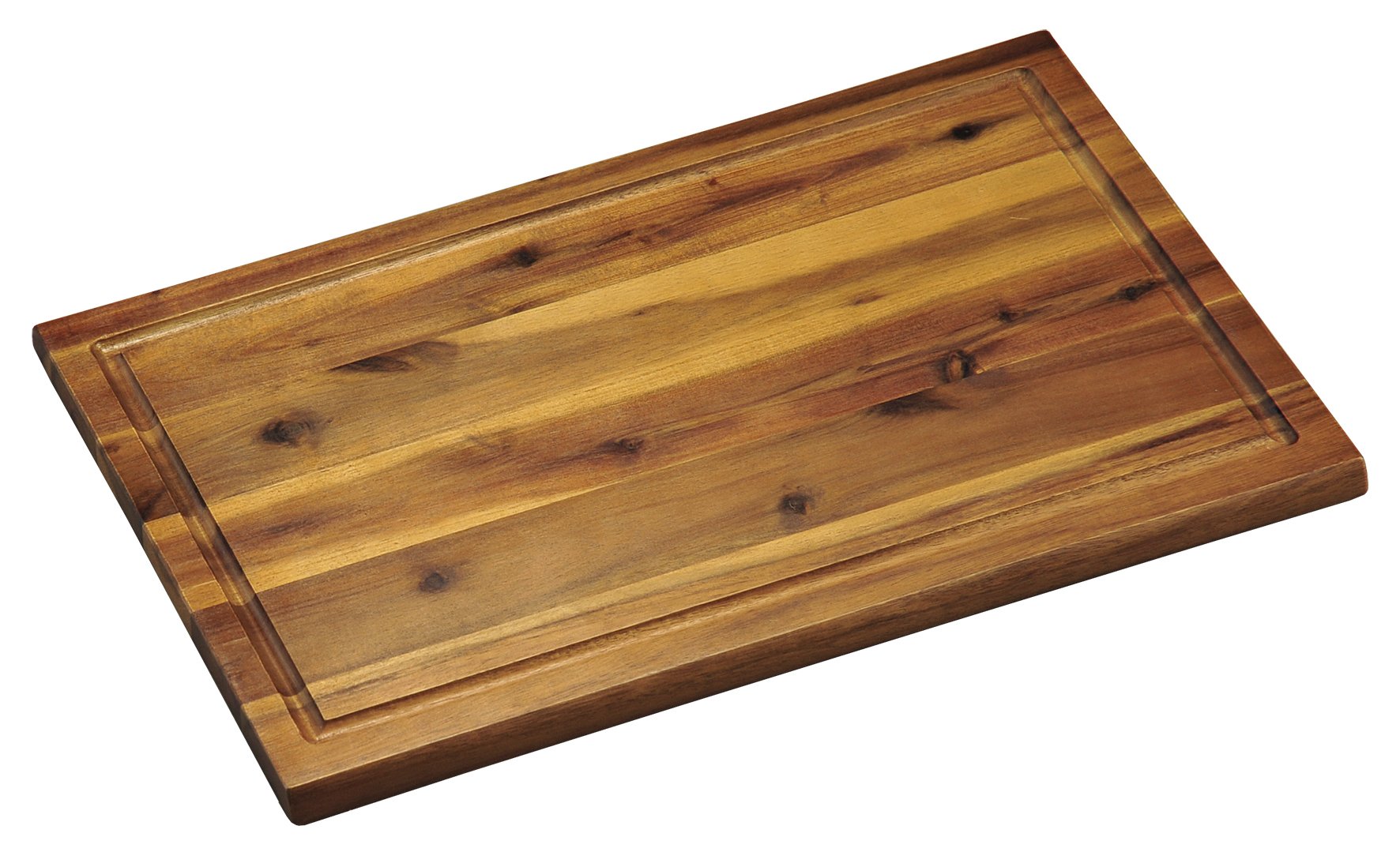 Kesper 28181 | Set di 5 taglieri e piatti da portata in legno di acacia, marrone, 40 x 26 x 1,5 cm