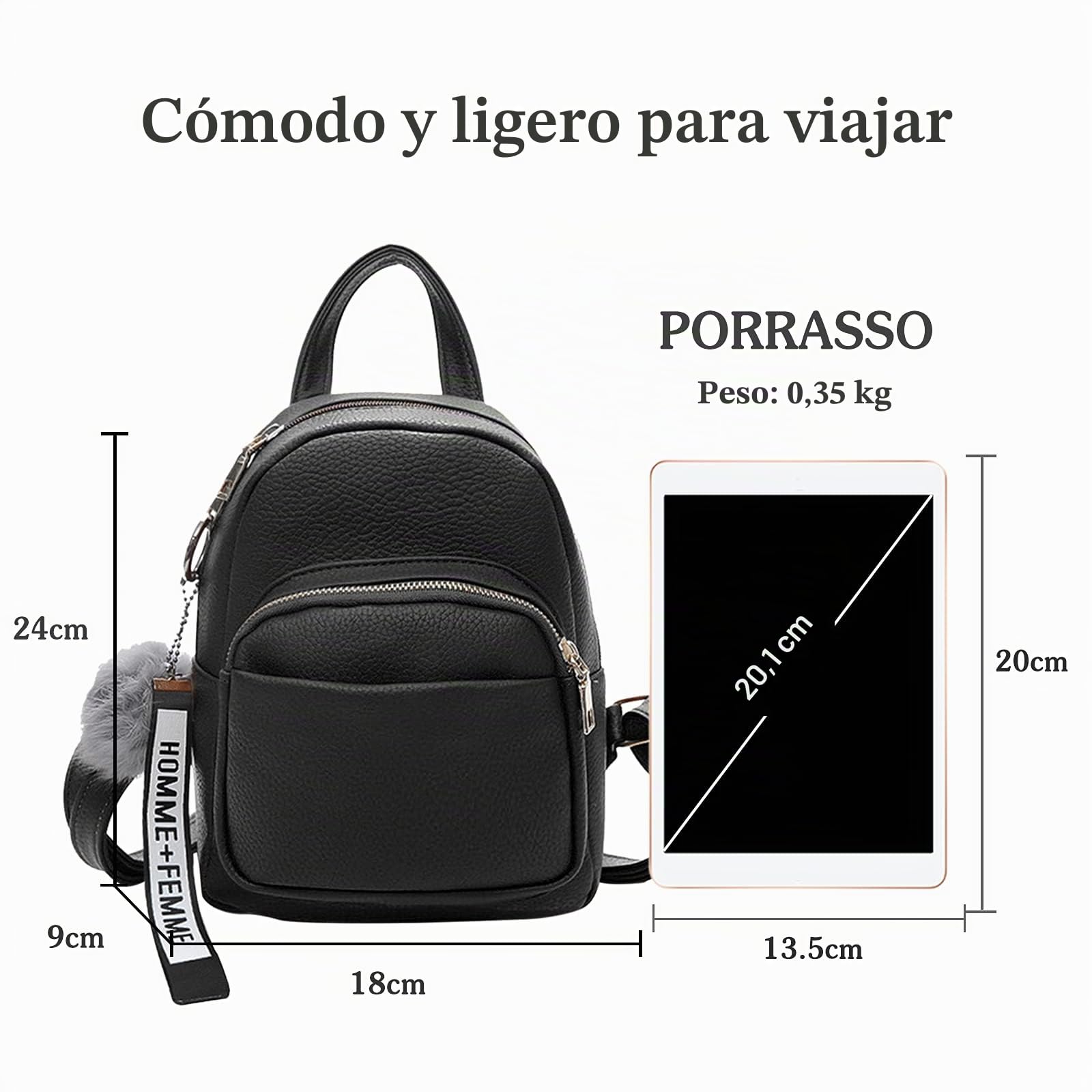 Moda Mini Mochila Mujer Pequeña Daypack Niñas Mochila de Cuero PU Monedero de Viaje para Cita Uso Diario