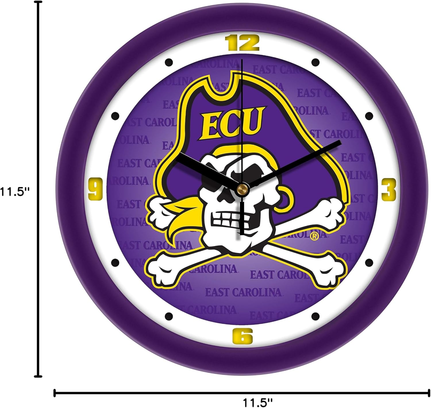 SunTime NCAA All Ages Wall Clock